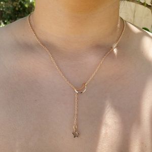 Star Moon Fashion Charm Necklace Weddings Ceremony